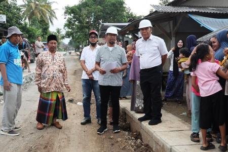 Pj Gubernur Banten Didampingi Kepala Dinas PUPR Arlan Marzan Tinjau Ja