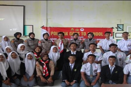 SAMBUT HUT KE 79 POLWAN POLRES DEMAK GOES TO SCOOL
