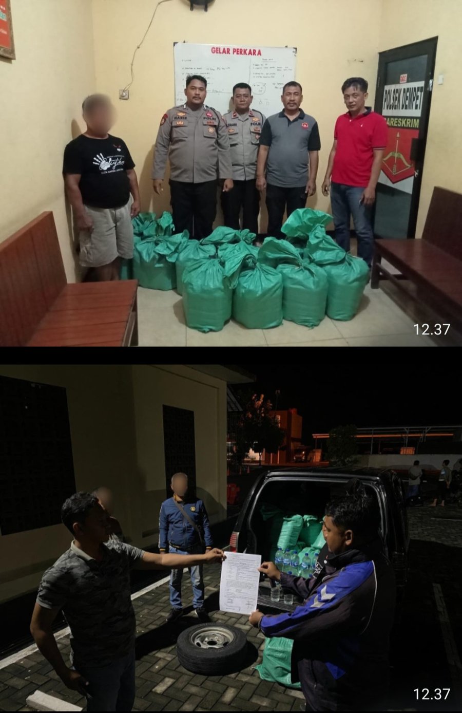 Polres Demak Gagalkan Pengiriman Bahan Baku Es Moni