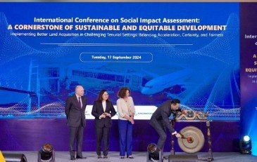 Buka Konferensi Internasional Penilaian Dampak Sosial, Ahy; Pengadaan 