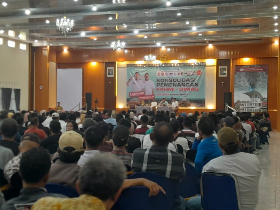 Pengunjung Membludak Dimas Yakin Kemenangan Semakin Mendekat