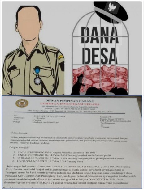 Lin Layangkan Surat Audensi Terkait Dugaan Penyimpangan Anggaran Dd Di