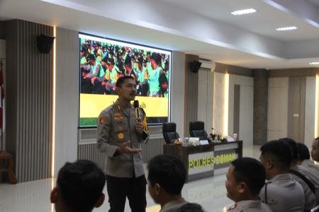 KAPOLRES DEMAK JELANG  PILKADA TNI POLRI HARUS SOLID 