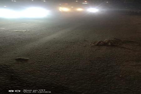 Pengguna Jalan Raya Mandala  Pandeglang Keluhkan Polusi Udara Dan tana