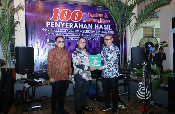 Tuntaskan Ptsl 2024, Kakanwil Bpn Banten Apresiasi Kerja Keras Kantor 
