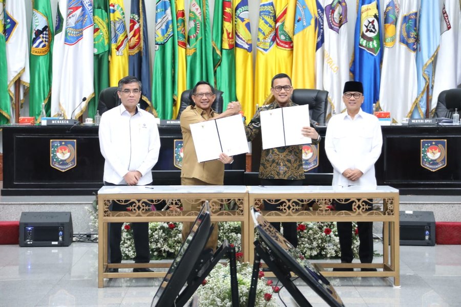 Mendagri Teken Nota Kesepahaman Dan Surat Edaran Bersama Untuk Lindung