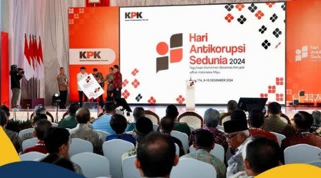 Menteri Atr bpn Nusron Wahid Hadiri Puncak Peringatan Hakordia 2024