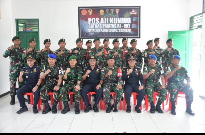 Pelaksanaan Kegiatan Wasgiat Ops Pamtas Oleh Kodam Vi Mlw Di Perbatasa