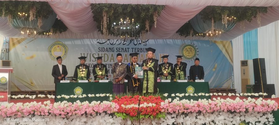 Gelar Wisuda Ke iv Stai Duba Sebanyak 89 Mahasiswa, Tahun Akademik 202