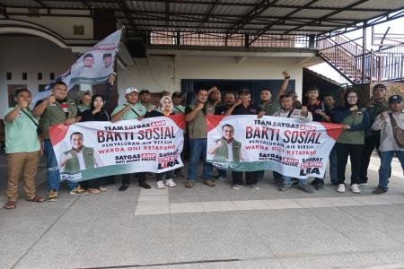 Satgas AMP peduli Warga Gili Ketapang Dengan Adakan Baksos Ribuan Dus 