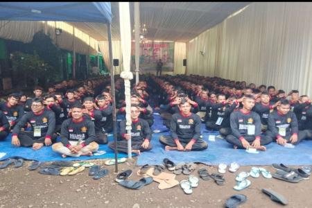 Diklatsar Banser Tahun 2024 di Pengadegan berlangsung selama 3 hari