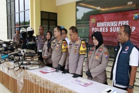  Akhir Tahun 2024Polres Sumenep Ungkap Ratusan Kasus Kriminal Narkoba 