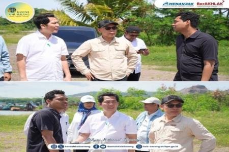 Kepala Kantor Pertanahan Kabupaten Serang Lakukan Pemeriksaan Lokasi P