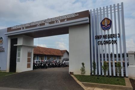 Peresmian Gedung SMP N 3 Cilongok Tahap 1 di Resmikan PJ Bupati Banyum