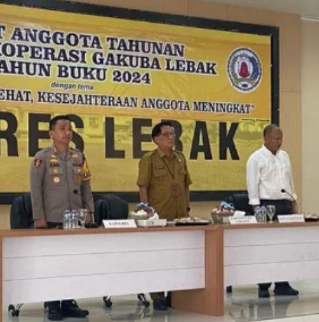 Plt. Kepala Dinas Koperasi Dan Ukm Kabupaten Lebak Hadiri Rat Koperasi