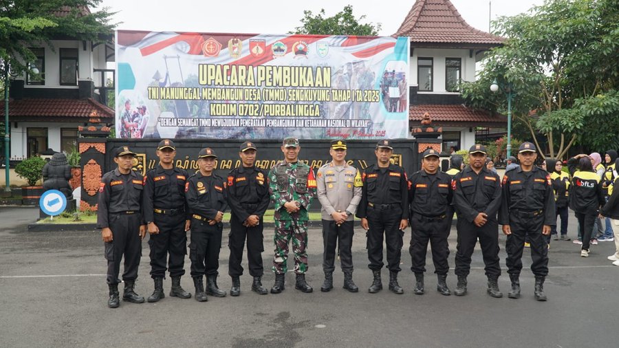 Bangun Jalan Baru, Tmmd Sengkuyung Tahap 1 Kodim 0702/purbalingga Resm