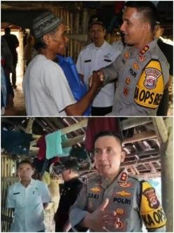 Bantu Warga Kurang Mampu, Giat Bakti Sosial Kapolres Lebak Polda Bante