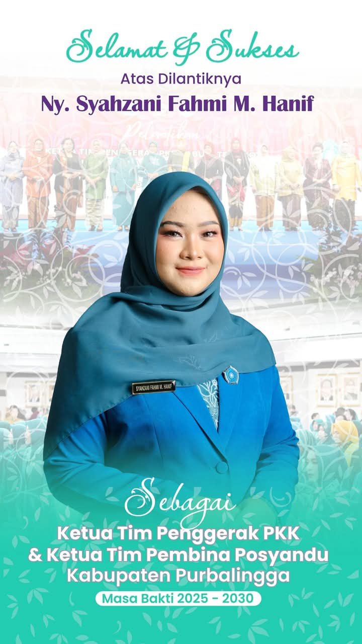 Selamat Kepada Selamat Kepada Ny. Syahzani Fahmi M. Hanif