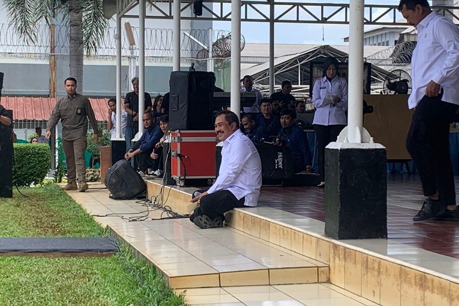 Lesehan Bersama Tahanan Di Rutan Cipinang, Menteri Imipas: Belum Tentu