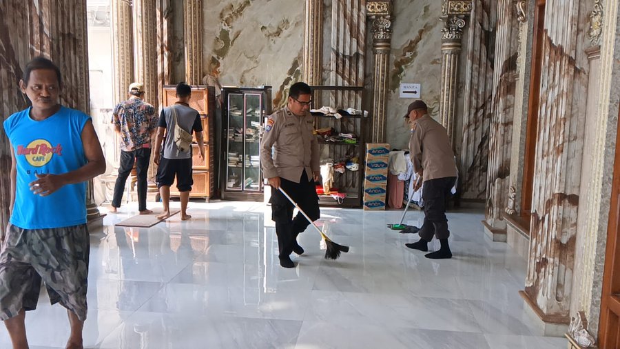 Sambut Bulan Suci Ramadan, Polres Sumenep Gelar Bakti Sosial Di Masjid