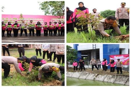 Polres Sumenep Launching Program Pekarangan Pangan Lestari P2L Untuk D