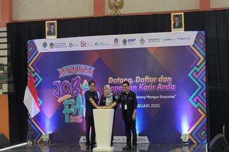 Wakil Bupati Lintarti jadi PLH Bupati Banyumas Resmikan Buka Job Fair 