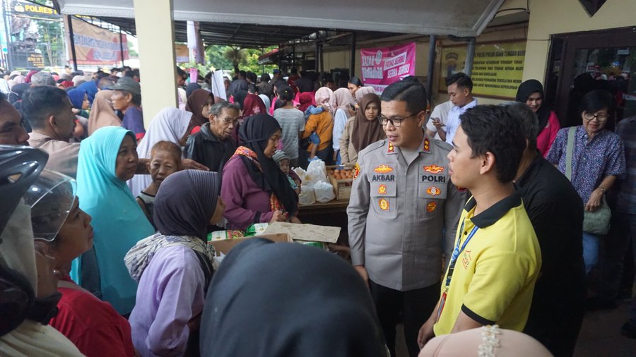 Takjil Serba Seribu Polres Purbalingga Langsung Ludes Diserbu Masyarak