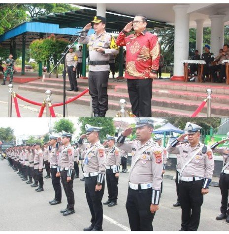 Wakil Bupati Lebak Hadiri Apel Gelar Pasukan Operasi Ketupat Maung 202