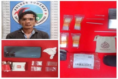 Polres Sumenep Kembali Ungkap Kasus Narkoba Di Pinggir Jalan Yos Sudar