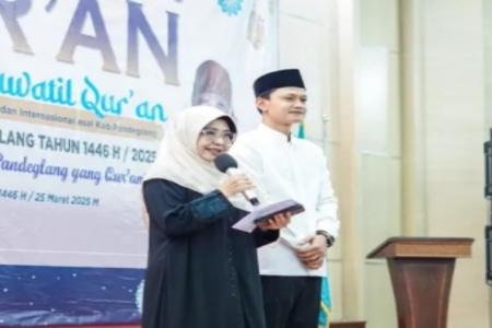 Bupati Pandeglang Hadiri Peringatan Nuzulul Quran Di Gedung Pendopo