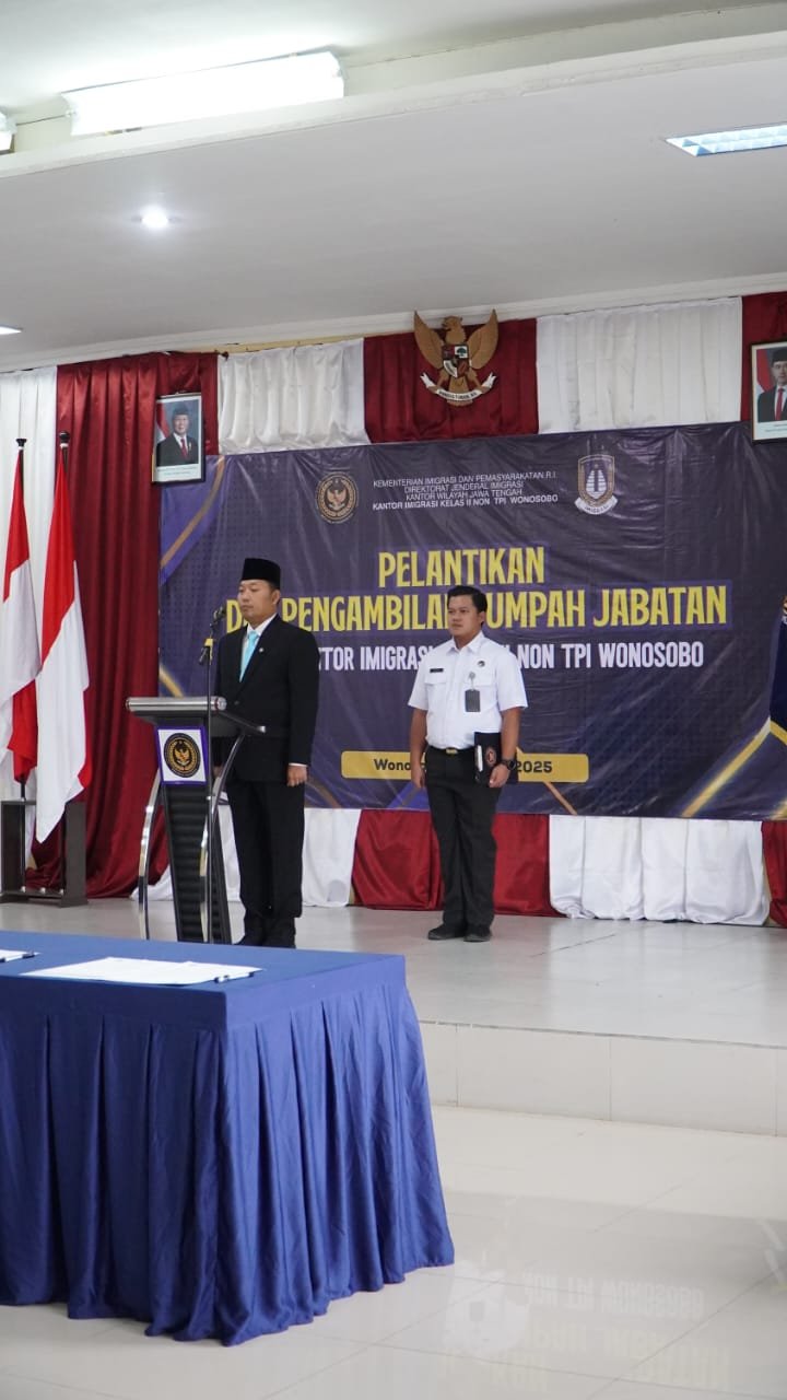 Wajah Baru Imigrasi Wonosobo: Tujuh Pejabat Pengawas Resmi Dilantik, S