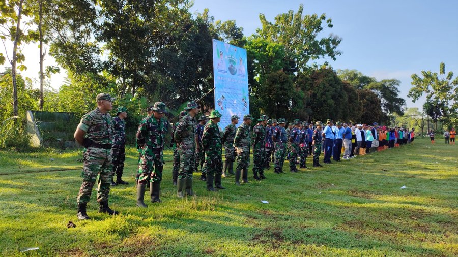 Peringati Hari Bumi, Kodim Purbalingga Bersama Pemkab Purbalingga Laku