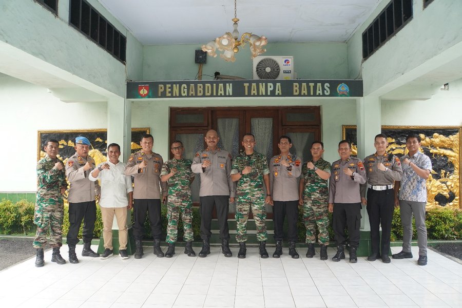 Kapolres Kendal Kunjungi Kodim, Perkuat Sinergitas Tni polri