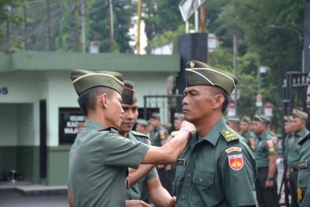 Dandim 0707Wonosobo Pimpin Kenaikan Pangkat 37 Prajurit Tegaskan Makna
