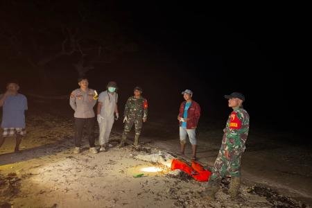 Penemuan Mayat Mr X di Pesisir Pantai Dusun Setembang Desa Buddi Kecam