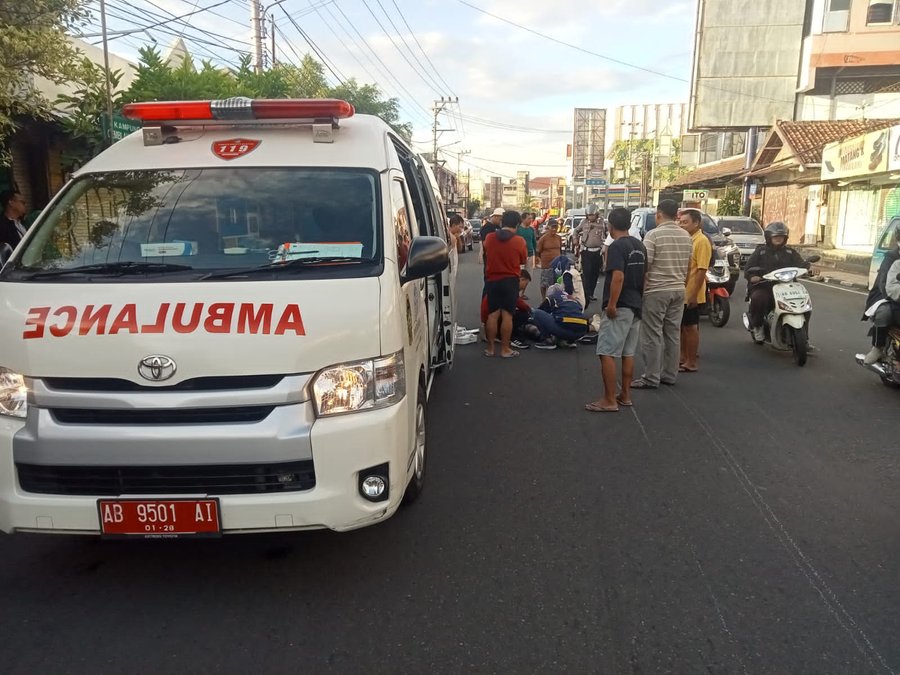 Remaja 16 Tahun Luka Serius Dalam Kecelakaan Di Jl. Mataram Yogyakarta