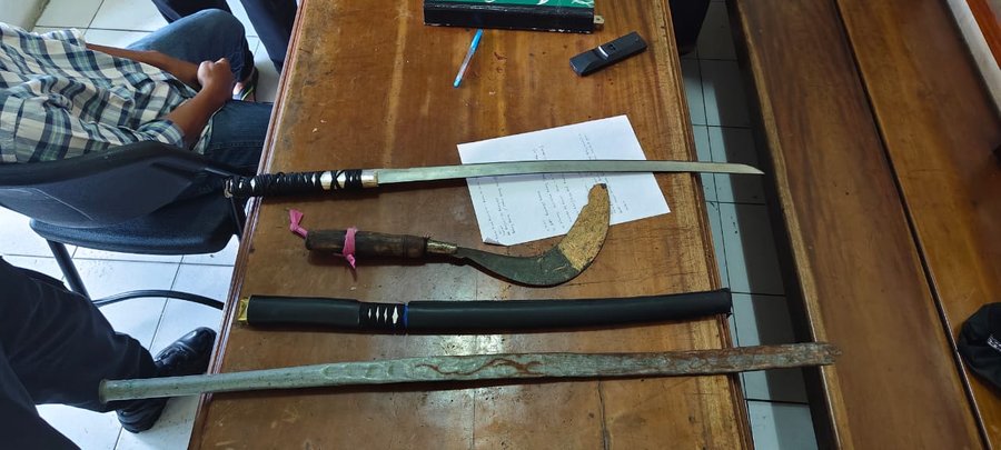 Remaja Bawa Sajam Diduga Hendak Lakukan Penganiayaan Diamankan Polsek 