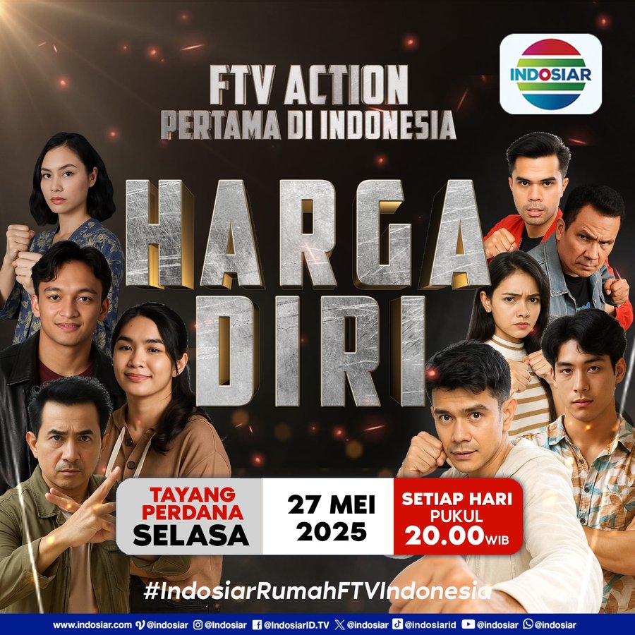 Indosiar Tayangkan Ftv Action Pertama Di Indonesia Harga Diri, Tiap Ju