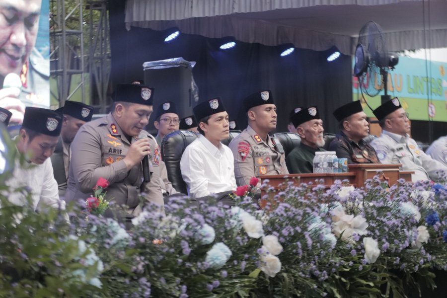 Polres Blitar Gelar Road Safety Bersama Dirlantas Polda Jatim Di Warun