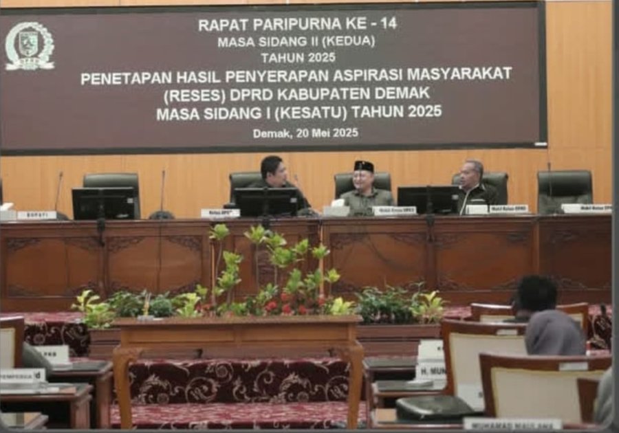 Rapat Paripurna Dprd Kabupaten Demak Ke 14 Masa Sidang Ii (kedua) Tahu
