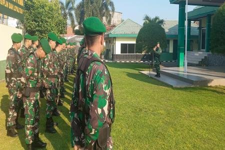 Peringati Hari Buruh Internasional Kodim Batang Laksanakan Apel Siaga
