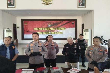 Nekat Curi Handphone Warga Kota Semarang Diamankan Polres Demak