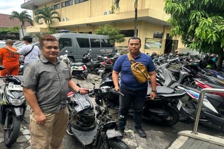 GEGER DI DEPAN SMK MUHAMMADIYAH 3 YOGYAKARTA SAT RESKRIM AMANKAN DUA P