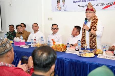 Tinjau Musbangkelsus  Talang Keramat Banyuasin Wamendagri Bima Apresia