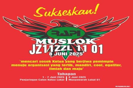 Jelang Muslok RAPI Lokal 01 Adakan Penjaringan Balon Ketua Lokal