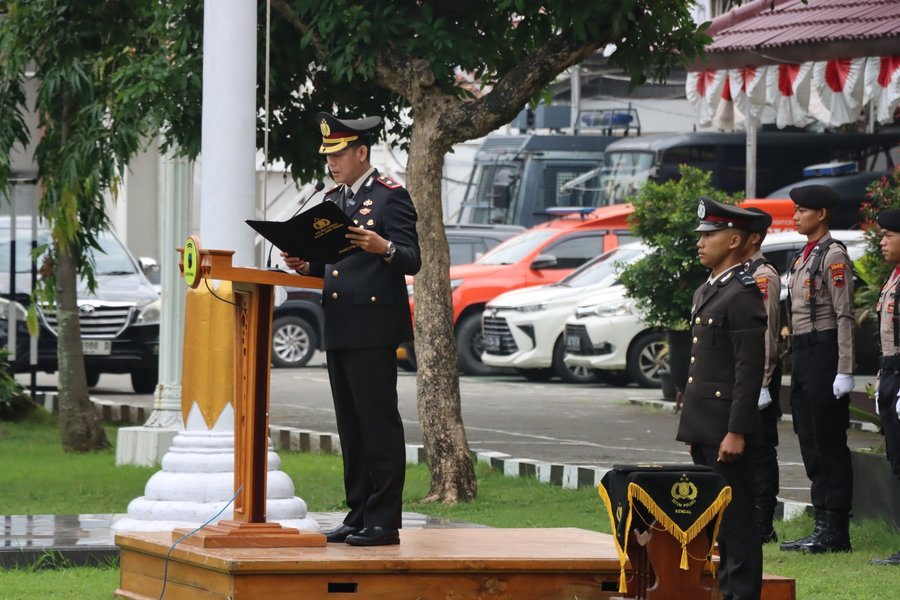 Polres Kendal Gelar Upacara Peringatan Hari Lahir Pancasila, Soroti Pe