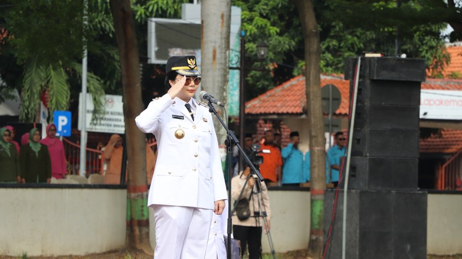 Peringati Harlah Pancasila, Bupati Brebes Paramitha Kumandangkan Salam