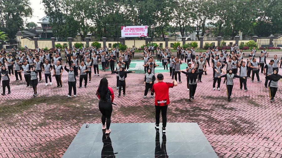 Sinergitas Terjaga, Tni polri Dan Forkopimda Sumenep Gelar Olahraga Be