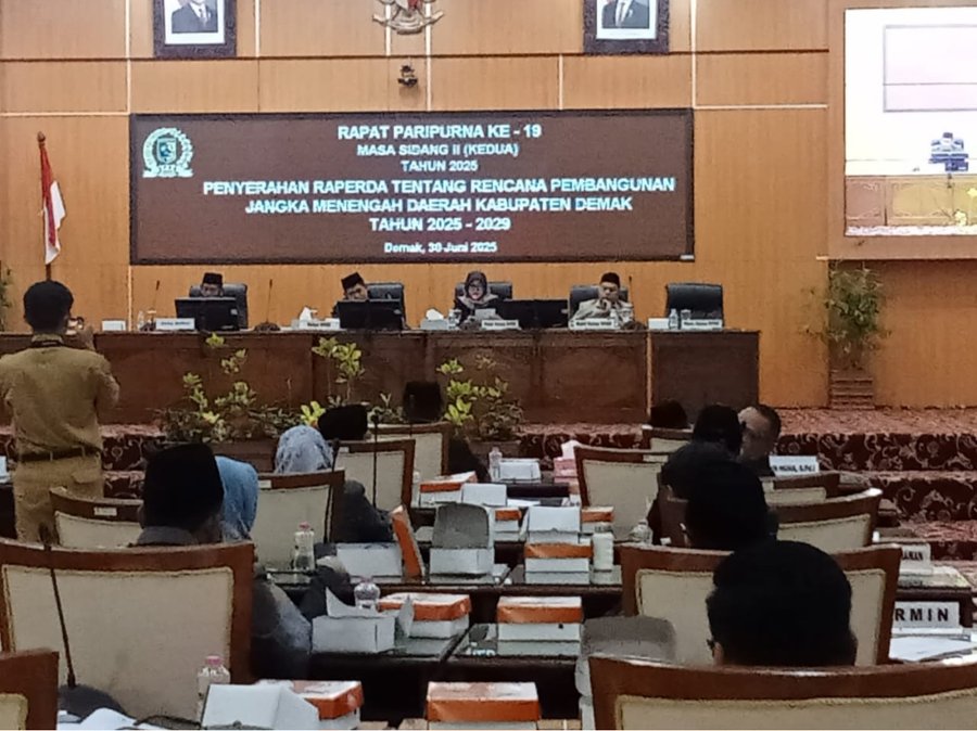 Rapat Paripurna Dprd Kabupaten Demak Ke 19: Pembahasan Rpjmd 2025 2029