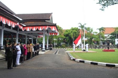 Forkopimda Batang Ikuti Upacara Peringatan Hari Lahir Pancasila Moment